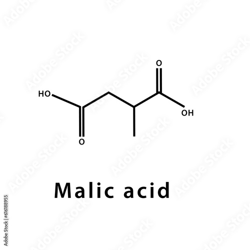 Structure molecular icon flat explosive compounds illustration