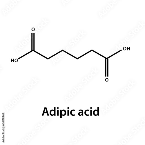 Structure molecular icon flat explosive compounds illustration