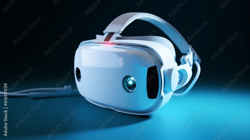 Virtual reality concept, created with AI Generative Technology Virtual reality concept, created with AI Generative Technology