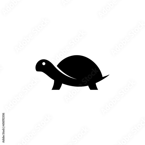 simple turtle icon illustration