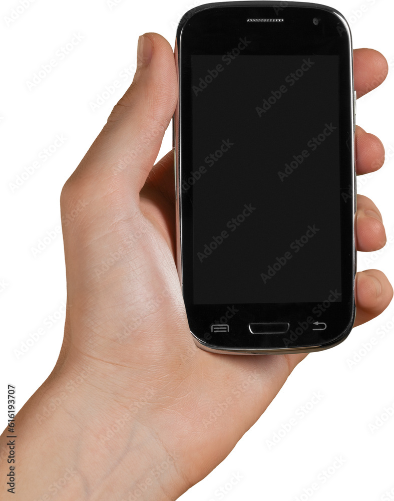 Smart phone with a blank screen Smart phone with a blank screen