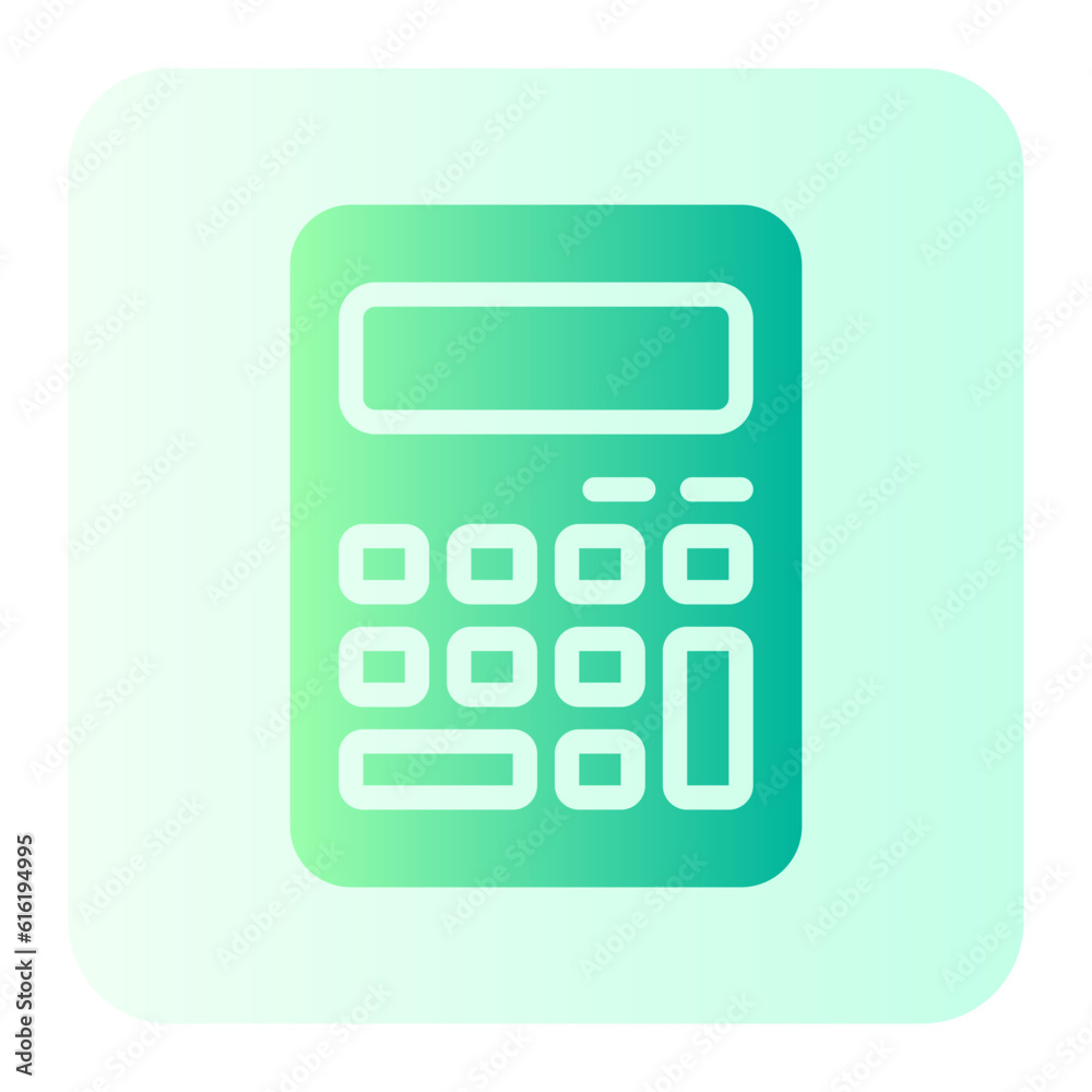 calculator gradient icon calculator gradient icon