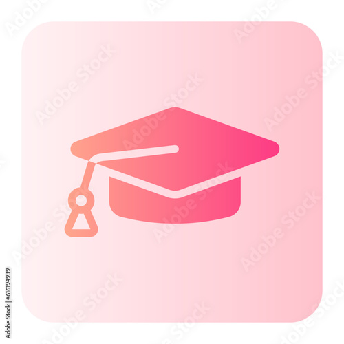 mortarboard gradient icon