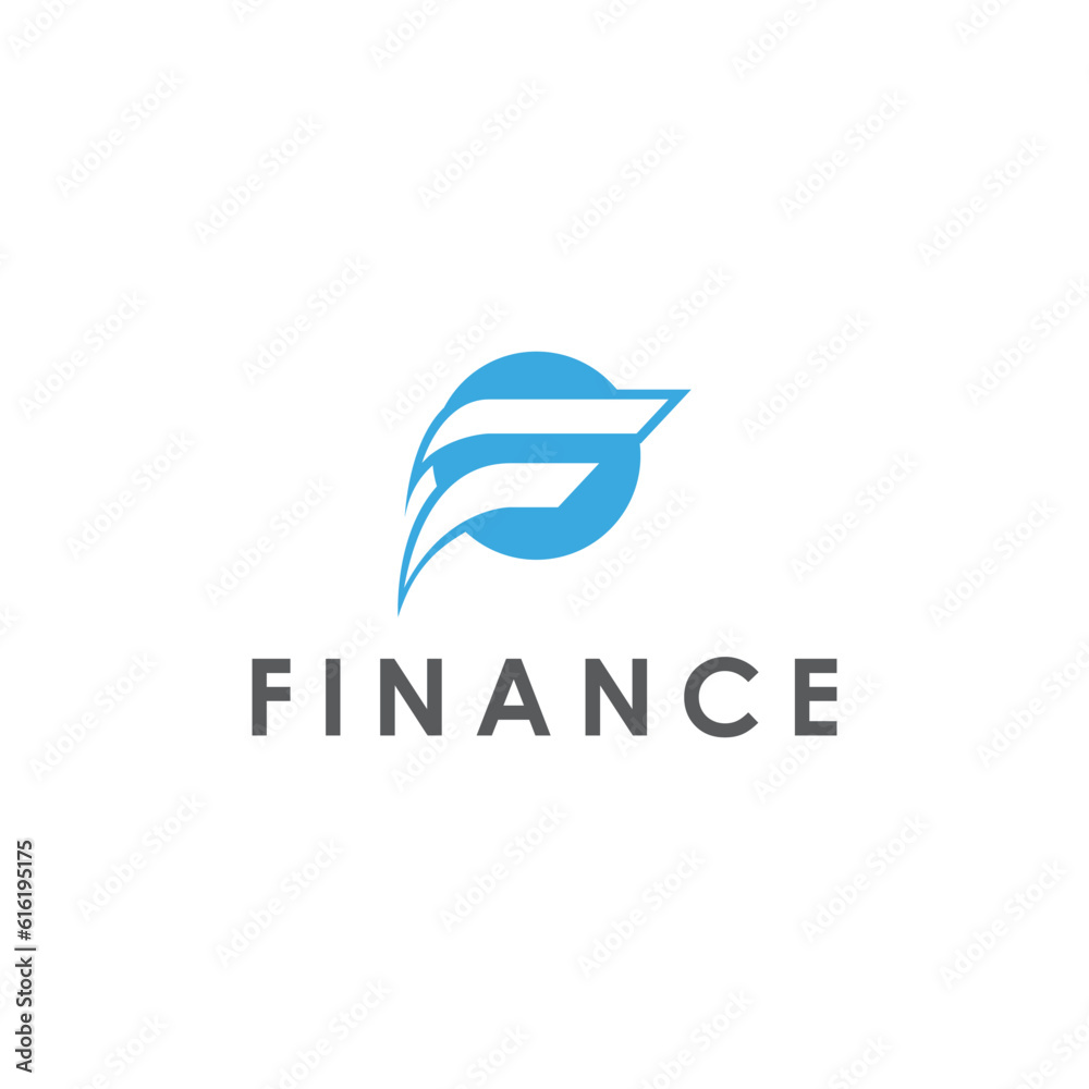 Finance Logo letter f Finance Logo letter f