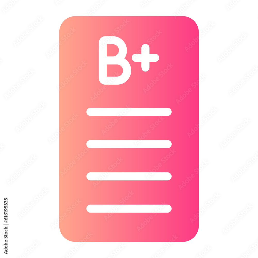 exam gradient icon exam gradient icon
