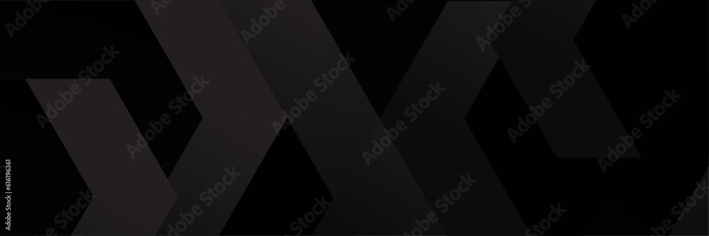 Abstract black Geometric banner design background. Abstract black Geometric banner design background.
