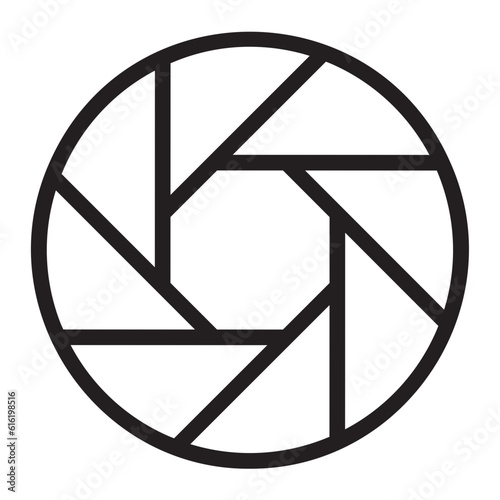 aperture line icon