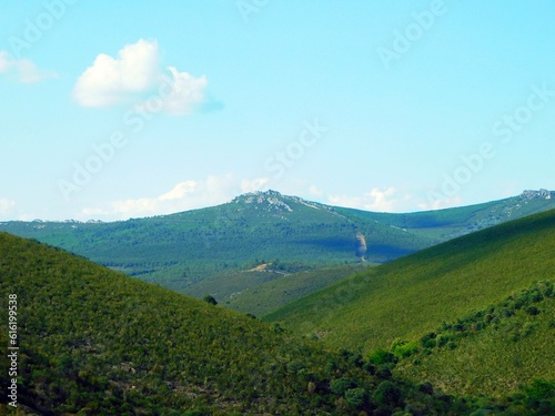 Tranquil Path Through Rural Landscape in SIerra de la Culebra  Zamora