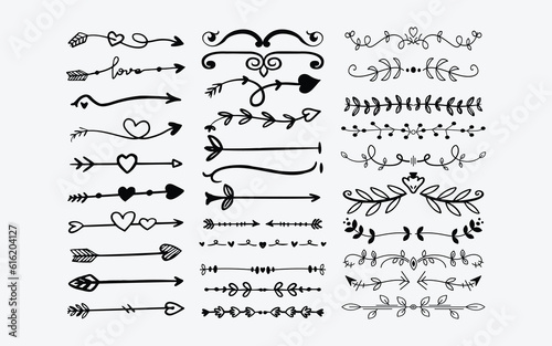 calligraphic design elements