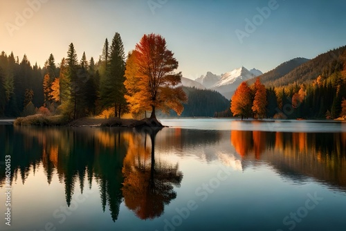 lake in autumn © Wajid