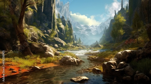 MMORPG Game Art Environment