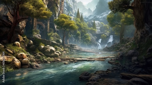 MMORPG Game Art Environment