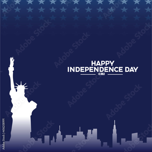 4th of July United States Independence Day celebration promotion advertising social media post banner  sticker  background  poster  card design set. Independence day USA festive