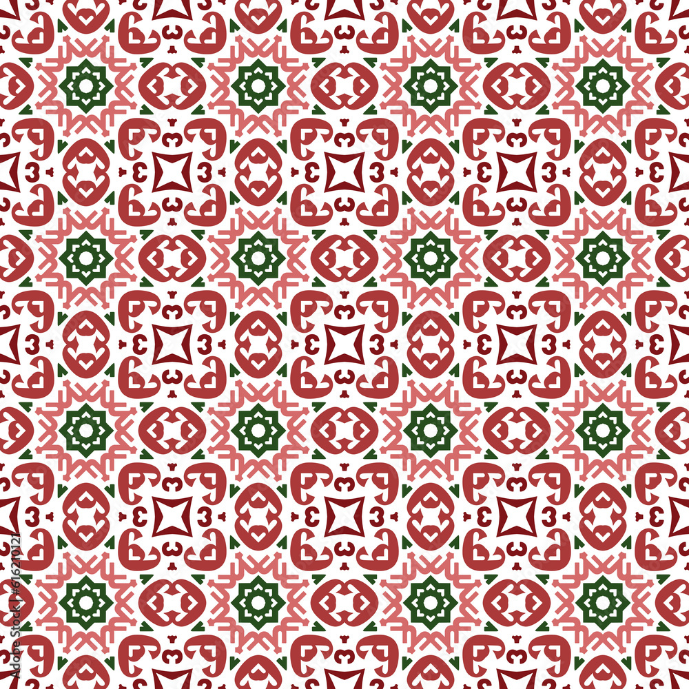 Seamless Retro Pattern Numbers Oriental Texture Seamless Retro Pattern Numbers Oriental Texture