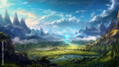 Fantasy Landscape Game Art