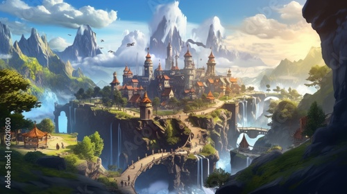 Fantasy Landscape Game Art