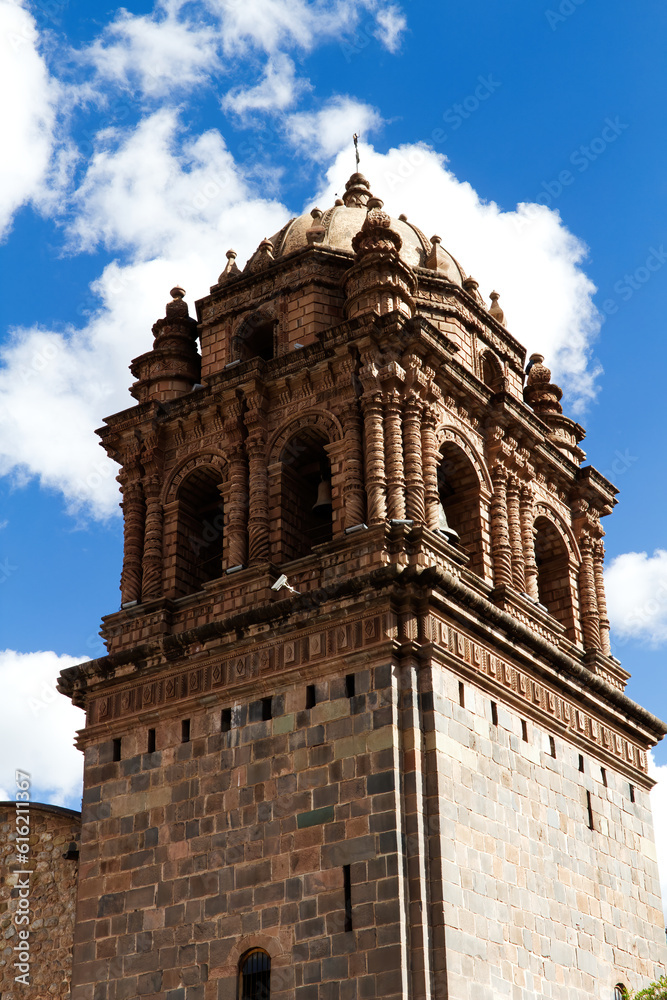 Church Bell Tower Cusco Peru South America