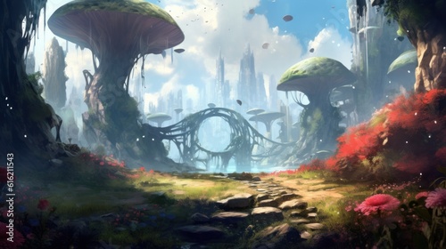 Fantasy Landscape Game Art