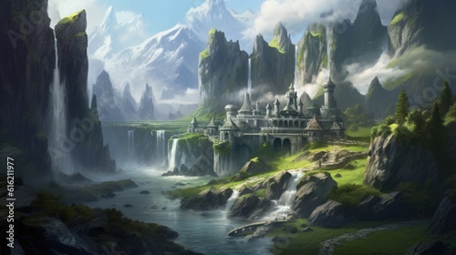 Fantasy Landscape Game Art