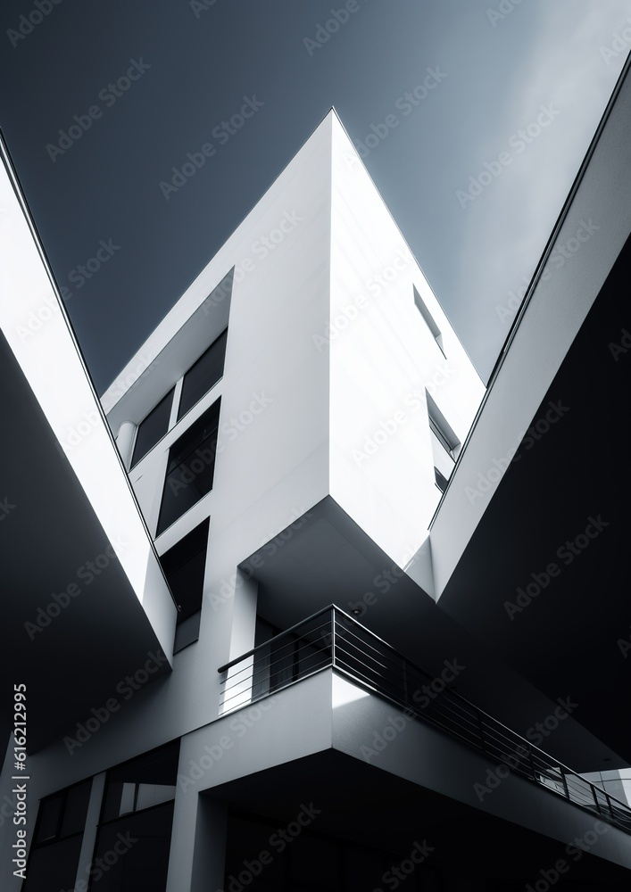 Obraz premium Contemporary Marvel: Modern Architecture House Exterior Study Design. Generative AI
