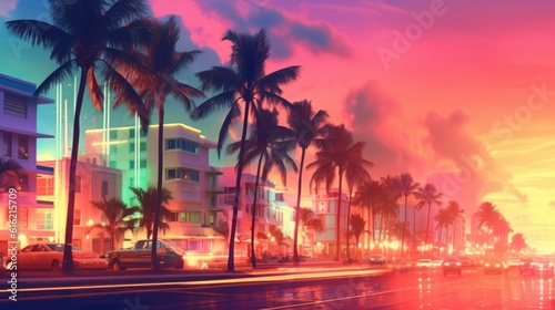 Miami Vibes Wallpaper Background