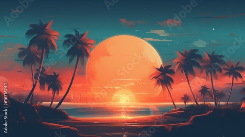 Miami Vibes Wallpaper Background