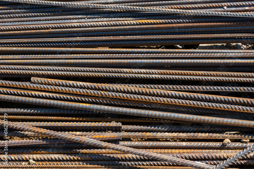 Foto Steel reinforcement bars