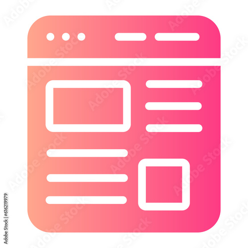 blog gradient icon