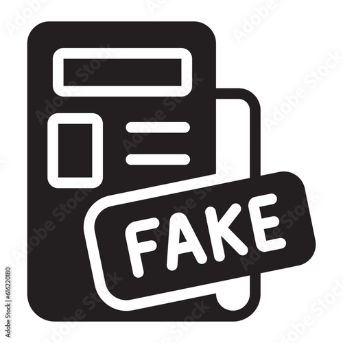 fake glyph icon