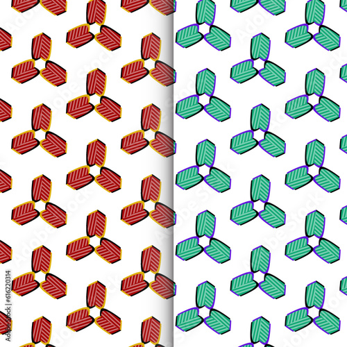 Big collection of memphis seamless vector patterns. Fashion design 80-90s.