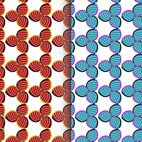 Big collection of memphis seamless vector patterns. Fashion design 80-90s.
