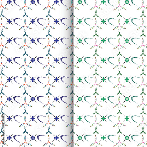 Big collection of memphis seamless vector patterns. Fashion design 80-90s.