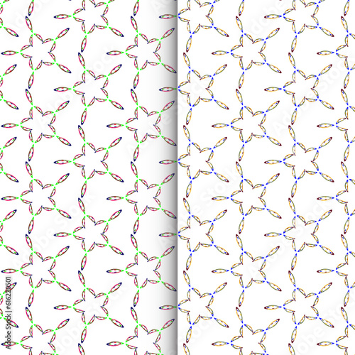 Big collection of memphis seamless vector patterns. Fashion design 80-90s.