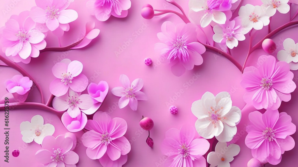colorful flower wallpaper Digital Art