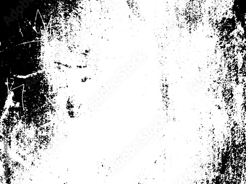 Rustic grunge vector texture with grain and stains. Abstract noise background. Weathered surface. Dirty and damaged. Detailed rough backdrop. Vector graphic illustration with transparent white. EPS10.