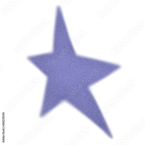 Kawaii purple blur star