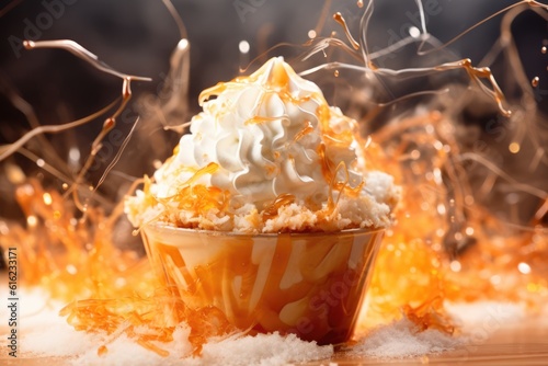 Soft Ice close up food photography