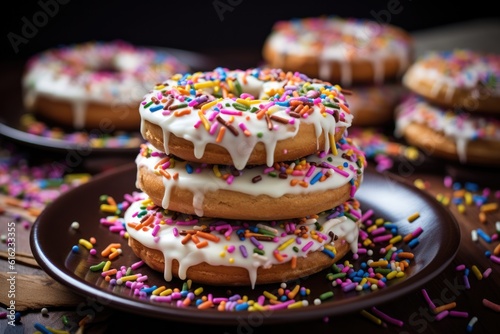  donuts close up food photography © 4kclips