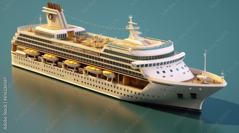  cruise ship, ai generative
