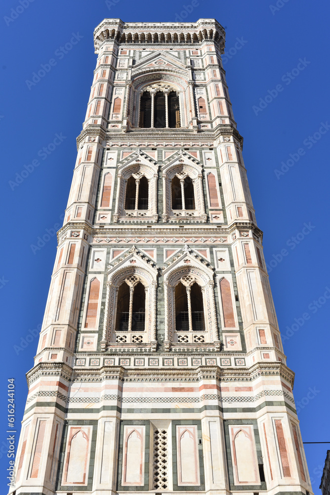 Florence, Italy - 21 Nov, 2022: Exterior views of Florence Cathedral in Piazza del Duomo Florence, Italy - 21 Nov, 2022: Exterior views of Florence Cathedral in Piazza del Duomo