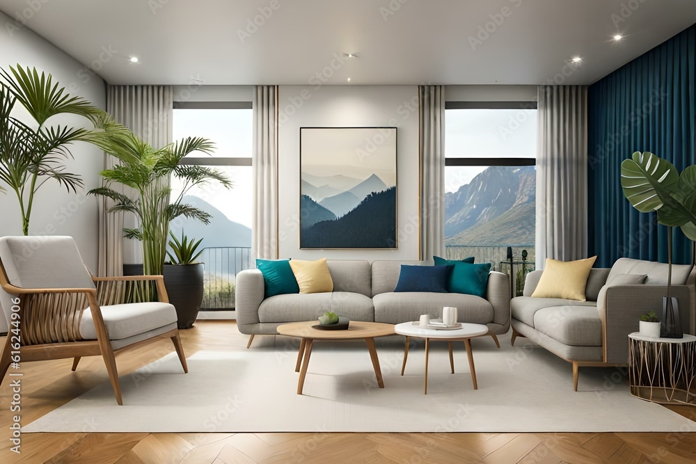 Fototapeta premium modern living room