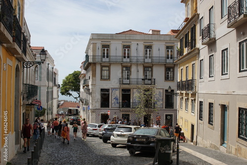 Cobbled Streets of Lisbon, Portugal