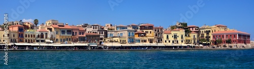 Panorámica del puerto veneciano de La Canea, Chania, Creta 