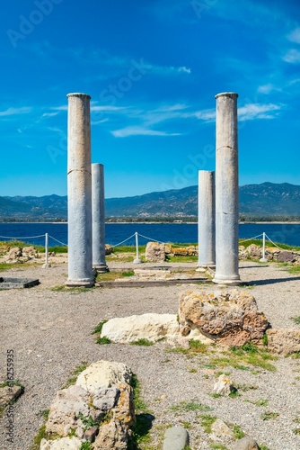 Archeological and historical site of Nora, south Sardinia