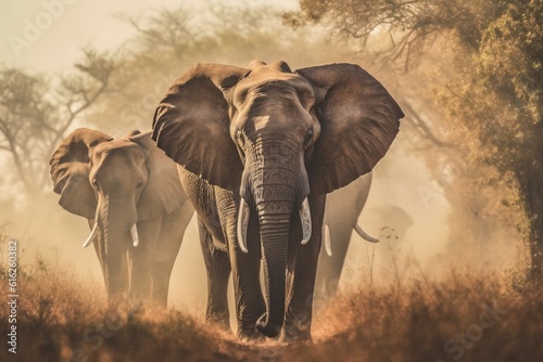 Majestic African Elephants