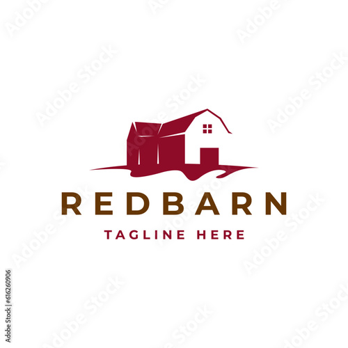 Farm barn logo design - barn wood building house farm cow cattle logo design inspiration