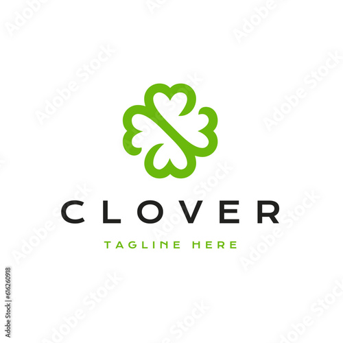 Clover Leaf Logo Icon illustration Design Vector