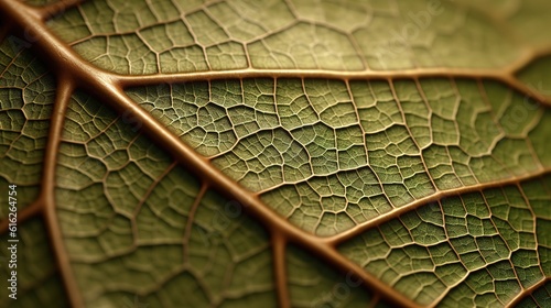 Closeup of the textured surface of a leaf
