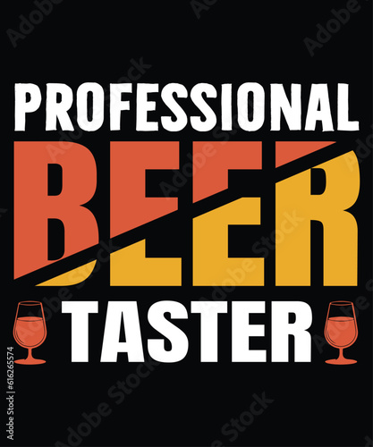 professional beer taster t shirt template