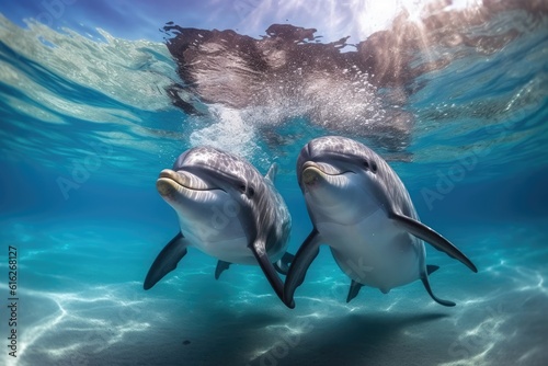 Playful Dolphin Pods
